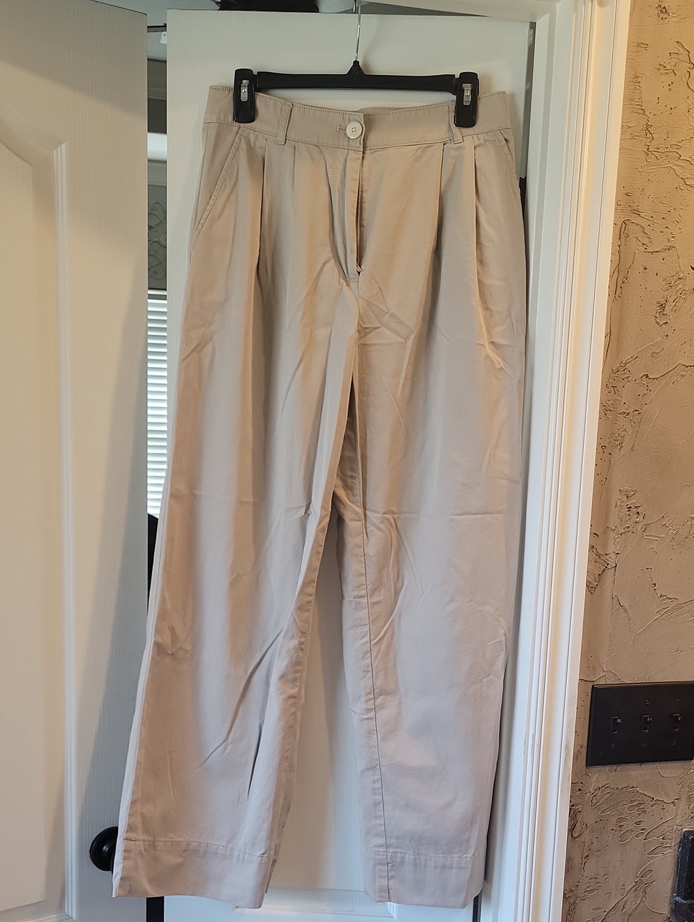 LOFT Casual Pleated Pants - Beige